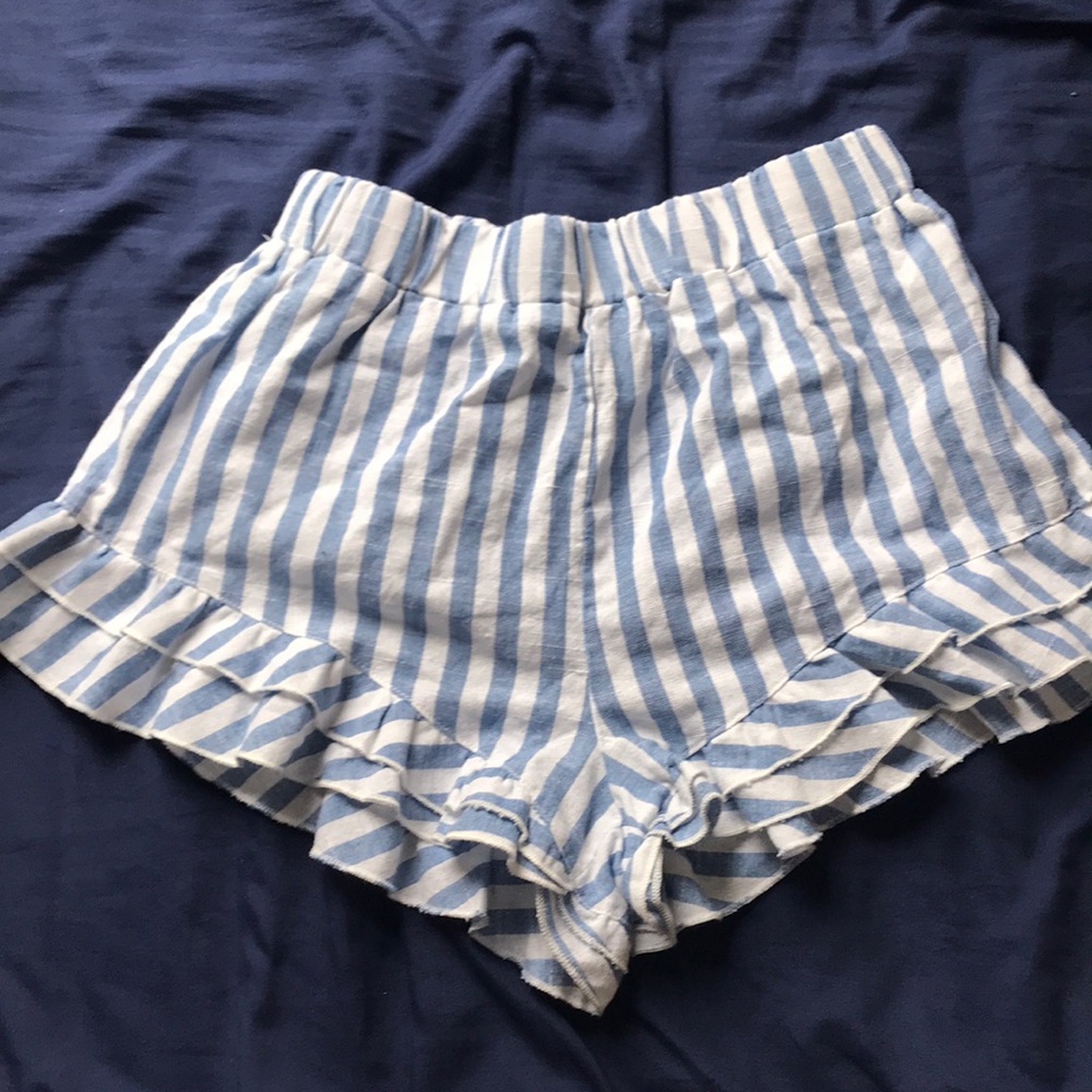Flar blue and white shorts